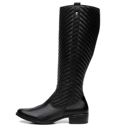Bota Montaria Feminina Couro Cano Alto Bota Over The Knee - HALDRYS