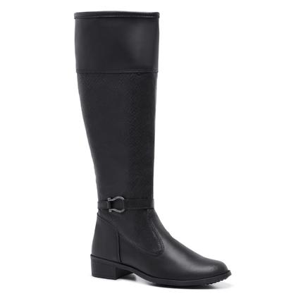 Bota Montaria Feminina Cano Alto Longo Salto Casual Country - Nobreza Shoes