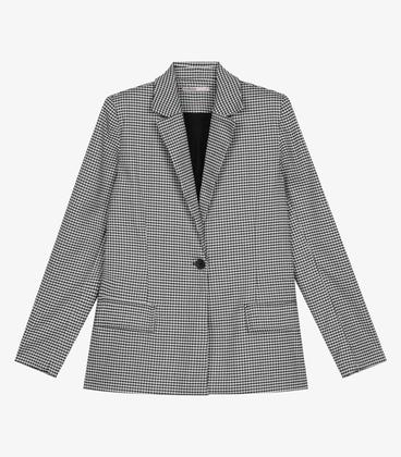 Blazer Feminino Xadrez Endless Preto