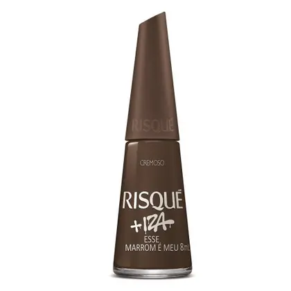 Esmalte Cremoso Risqué Esse Marrom É Meu 8ml