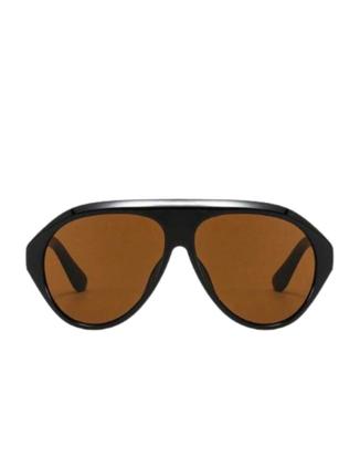 Óculos Aviador Lente Marrom Moda Blogueira Estilo Tendência - Envelope de Algodão