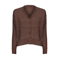 CARDIGAN FEMININO EM TRICOT CHENILLE