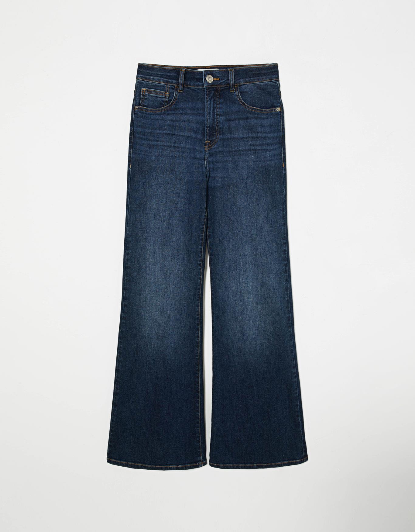 Calça Jeans Flare Cintura Alta