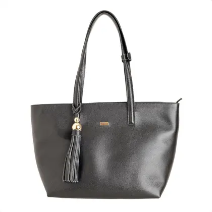 Bolsa Tote Dm Tassel Preta