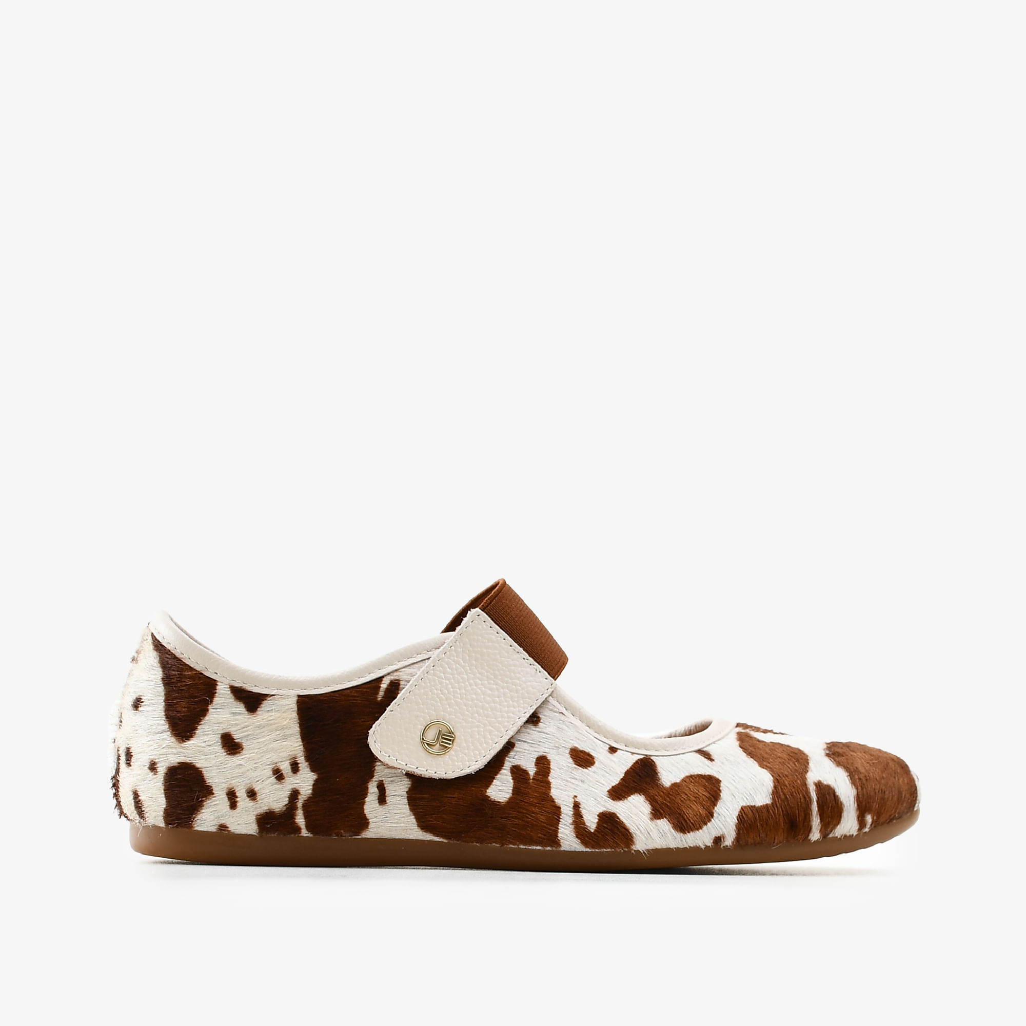 Sapatilha Marrom Café Cow Pelo