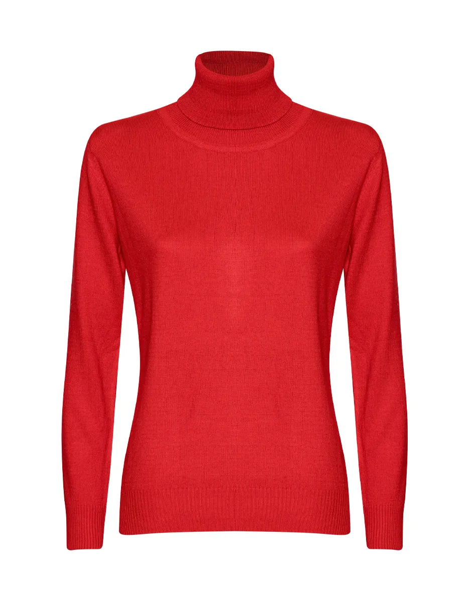 TRICOT FEMININO CLÁSSICO GOLA ALTA