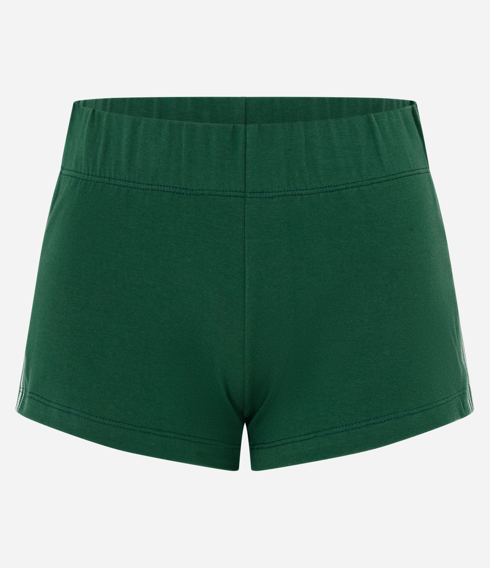 Short Mini com Listras Laterais Contrastantes Verde