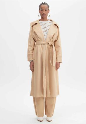 Trench Coat Super Midi Bege ( 502TC000095)- M - LANÇA PERFUME