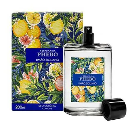 Limão Siciliano Phebo Deo Colônia Unissex 200ml