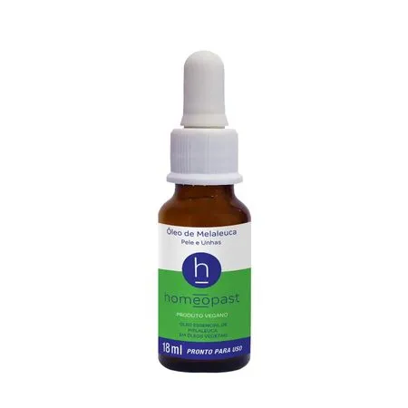 Óleo de Melaleuca 18ml Homeopast - Tratamento de Micoses de Pele e Unhas