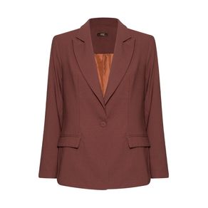 BLAZER FEMININO FORRADO BOTÃO ENCAPADO