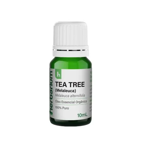 Óleo Essencial de Tea Tree Orgânico Herbarium 10ml – Purificação Natural para Pele, Imunidade e Clareza Mental