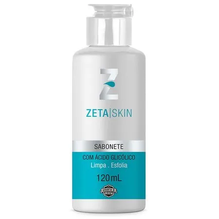 Sabonete Com Ácido Glicolico Zeta Skin 120Ml