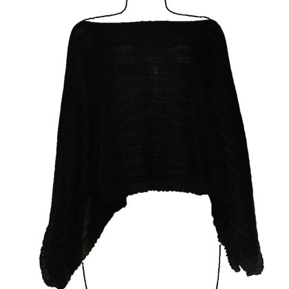 Poncho Feminino Boho de Tricô Katlen Tricot Capa Manta Estilo Boho Chic Tamanho Único