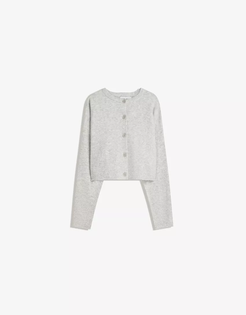 Cardigan botões soft touch