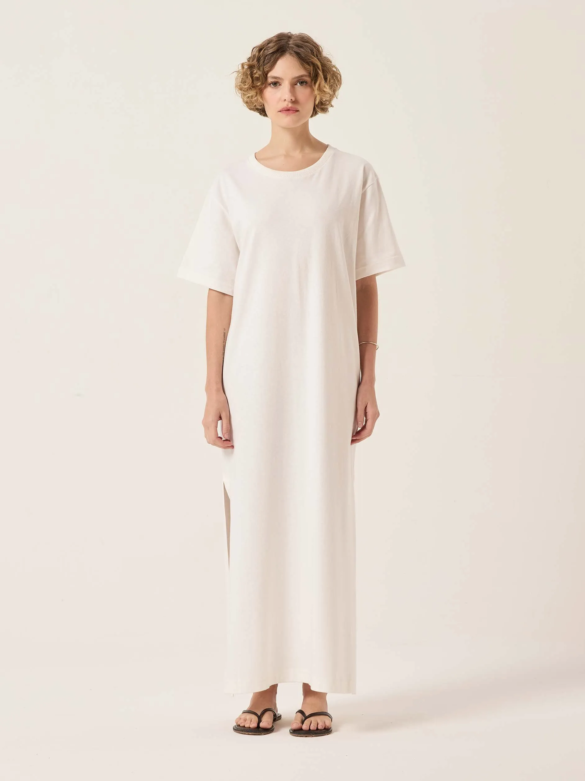 Vestido T Shirt Off White