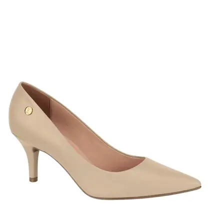 Sapato Feminino Scarpin Salto Baixo Vizzano Glitter 1185.702
