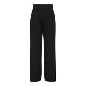 CALÇA PANTALONA CÓS LARGO COM FRANZIDO