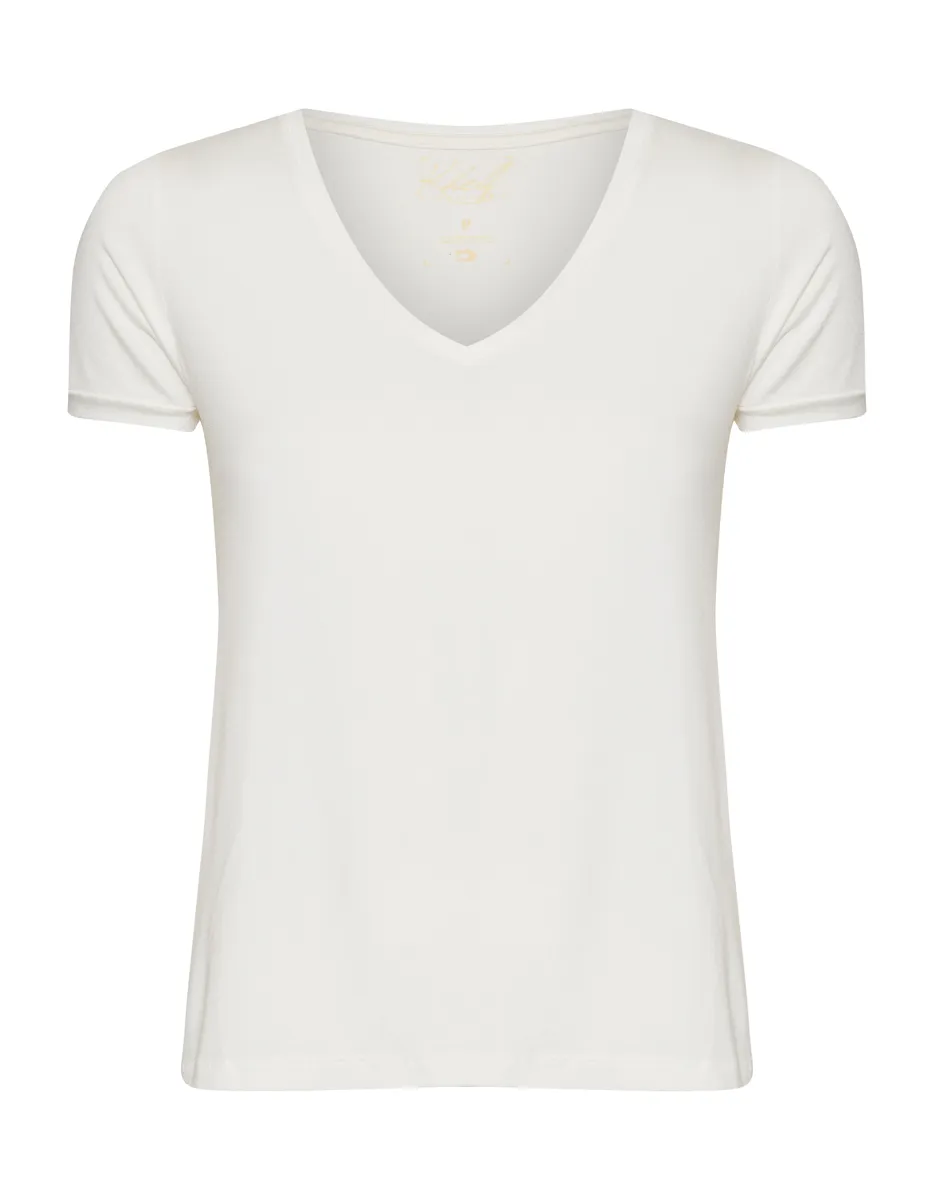 CAMISETA FEMININA DECOTE V ESSENCIAL
