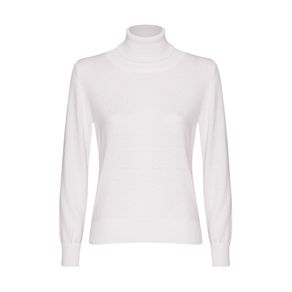 TRICOT FEMININO CLÁSSICO GOLA ALTA