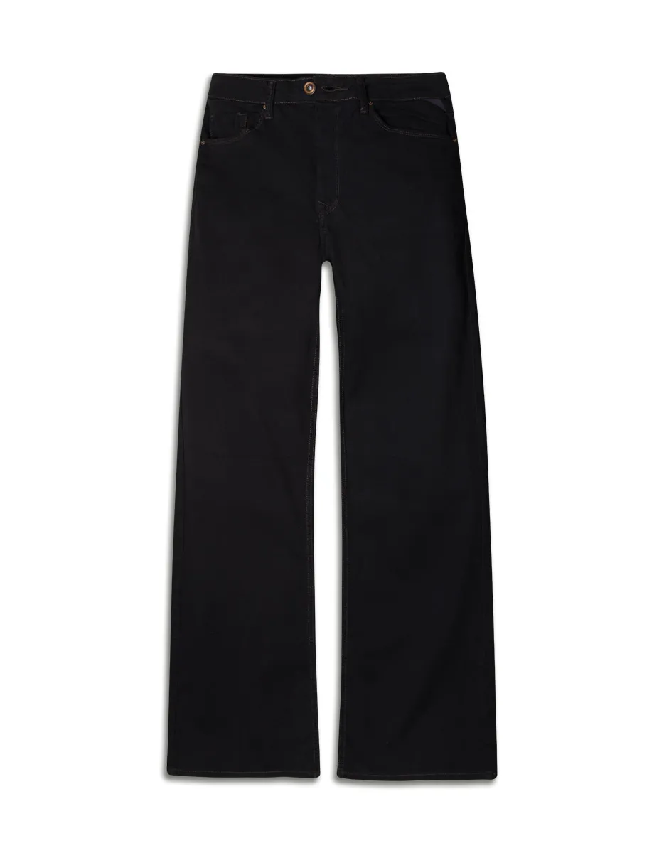 CALÇA FEMININA COLOR WIDE 5 BOLSOS