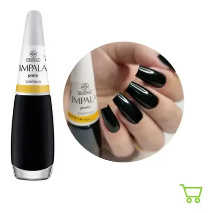 Esmalte Impala Preto Com 6 Unidades