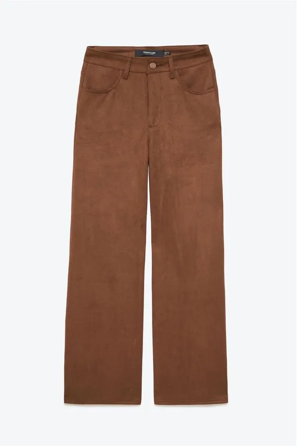 Calça Feminina New Flare Camurça G5