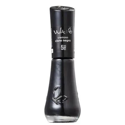 Esmalte Cremoso Preto Cisne Negro 5Free 8ml - Vult