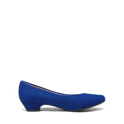 Sapato Feminino DREAM PAIRS Mila Salto Grosso Baixo Azul Royal