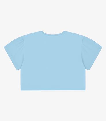 Blusa Feminina Tecido em Viscose Infinita Cor Azul