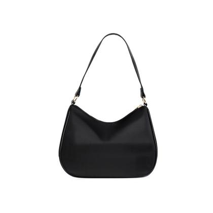 Bolsa de Ombro Feminina Premium Nylon Preta - Bagaggio