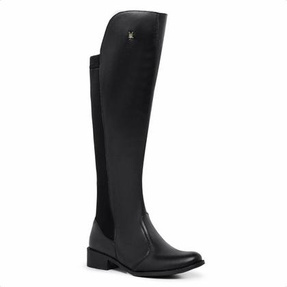 Bota Feminina Montaria Over Cano Longo Neoprene Myrol Outlet