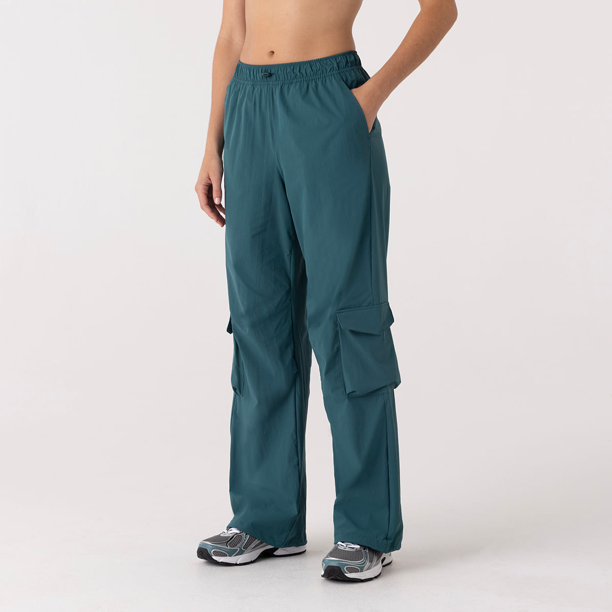 Calça Nylon Cargo Feminina