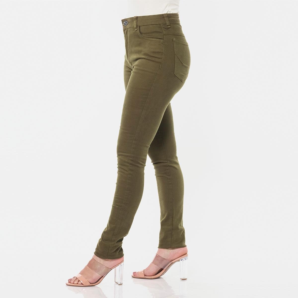 Calça Sarja Skinny Cintura Alta Conforto 7897