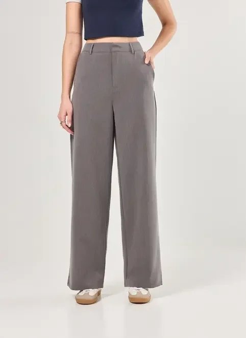 calça reta alfaiataria