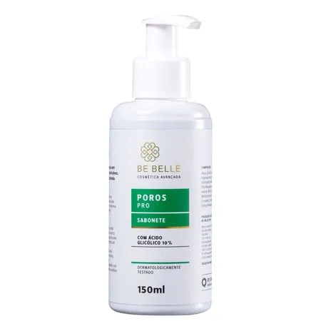 Sabonete Ácido Glicólico Poros BE BELLE 150ml 10%