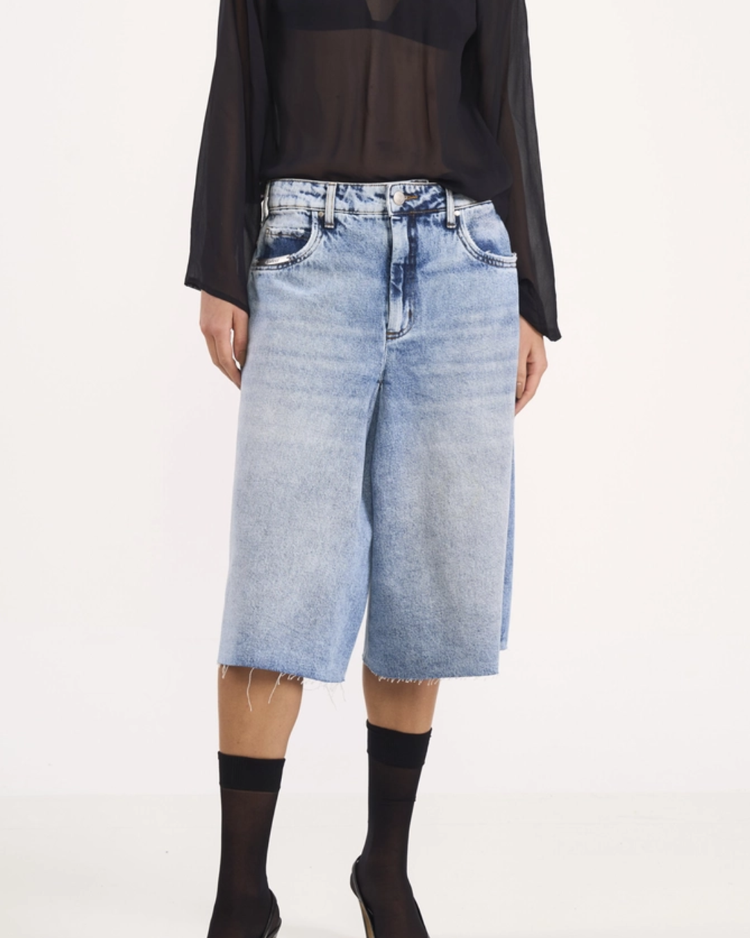 Bermuda Jeans Wide